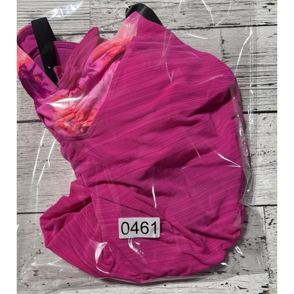 ZEROXPOSUR Swim Tank Pink Racerback  Size Women's M‎ NWT - Picture 7 of 7
